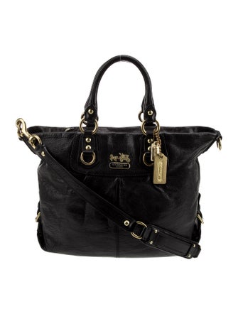 Coach Leather Top Handle Bag