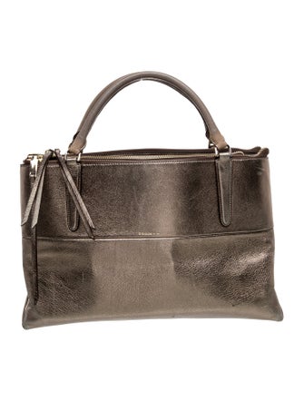 Coach Leather Top Handle Bag