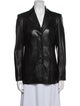 Coach Leather Blazer
