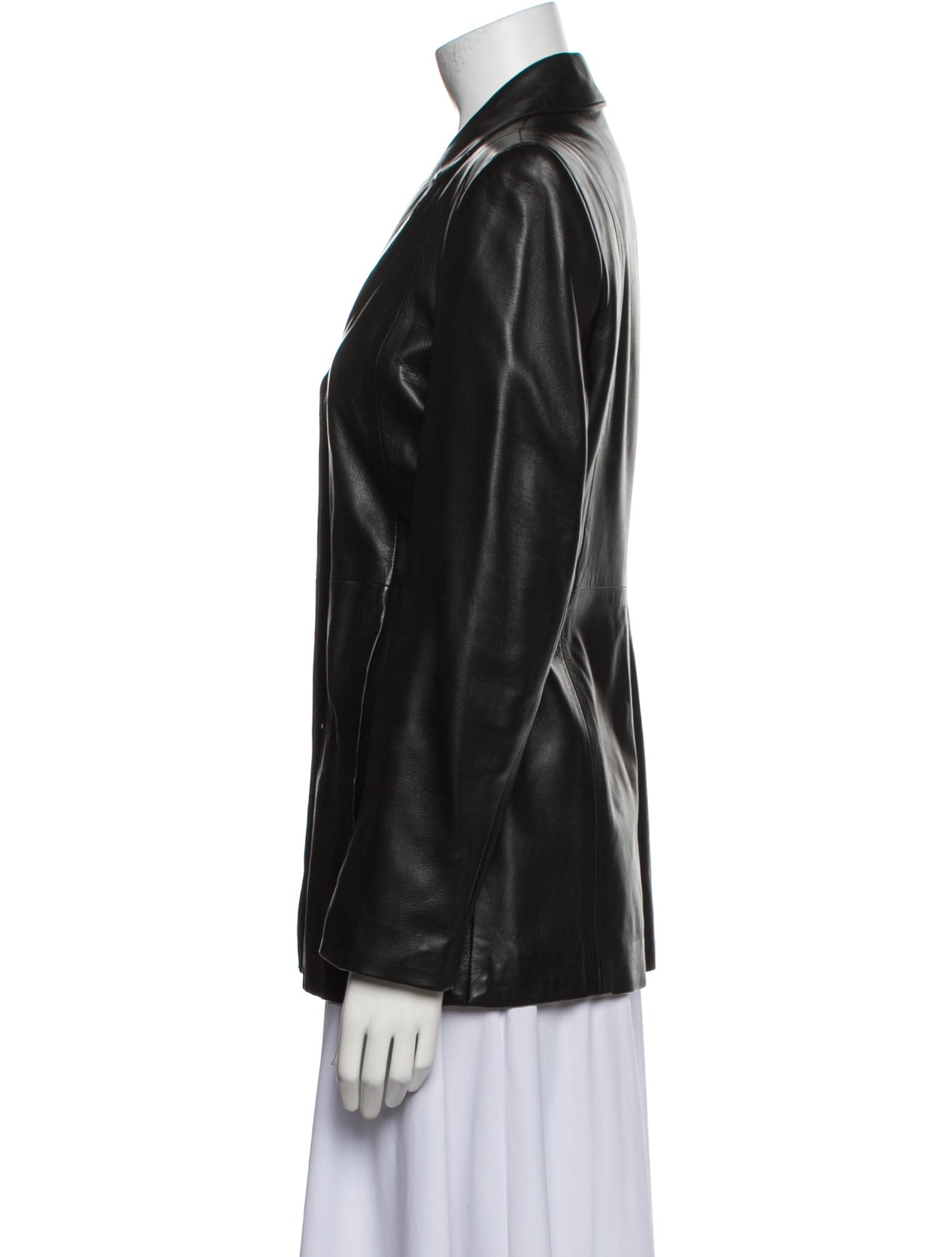 Coach Leather Blazer