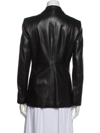 Coach Leather Blazer