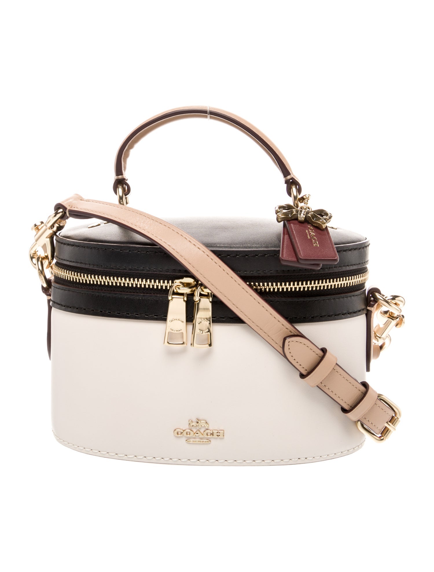 Coach Leather Top Handle Bag