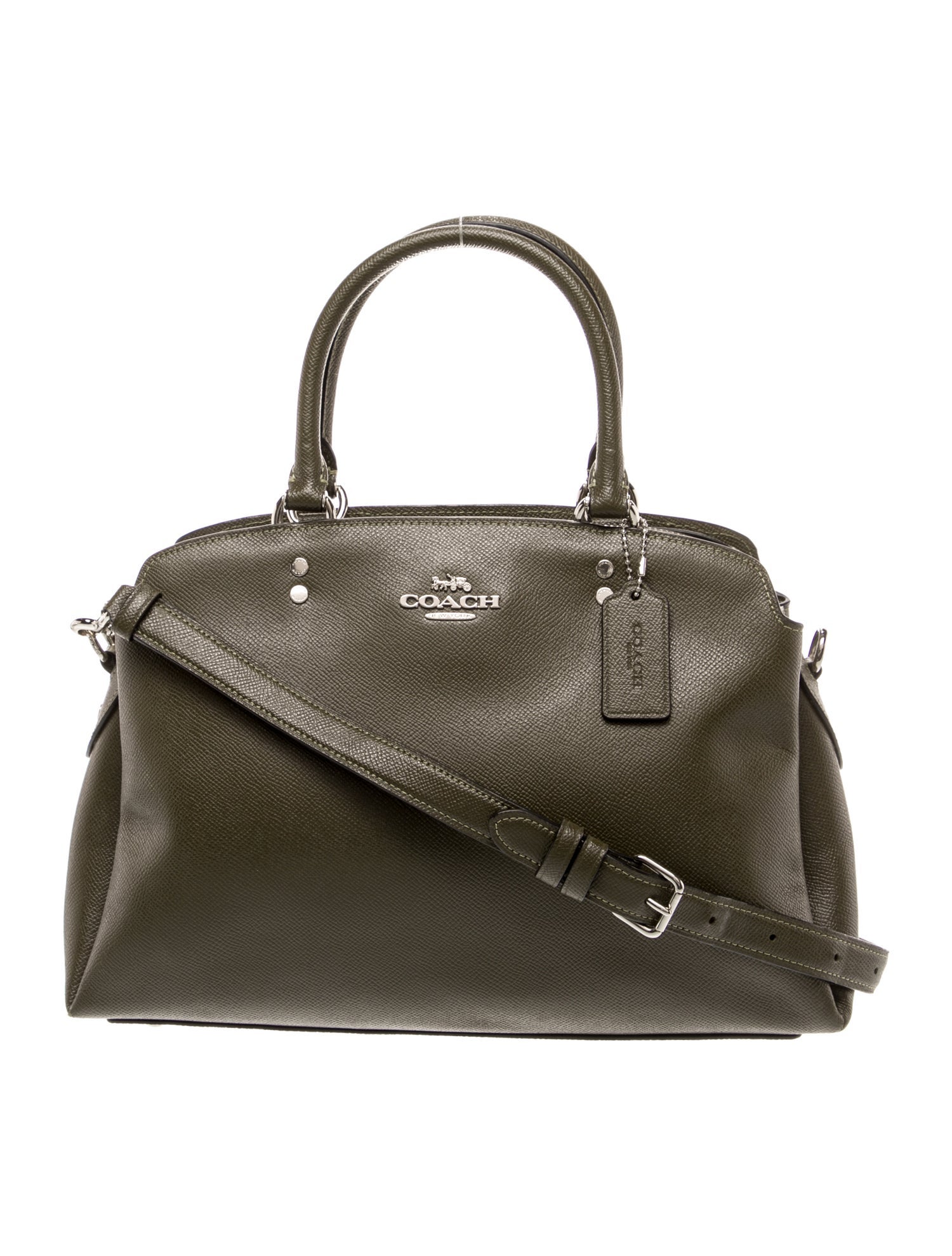 Coach Leather Top Handle Bag