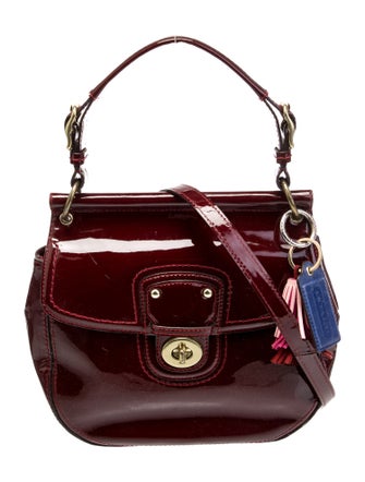 Coach Patent Leather Top Handle Bag
