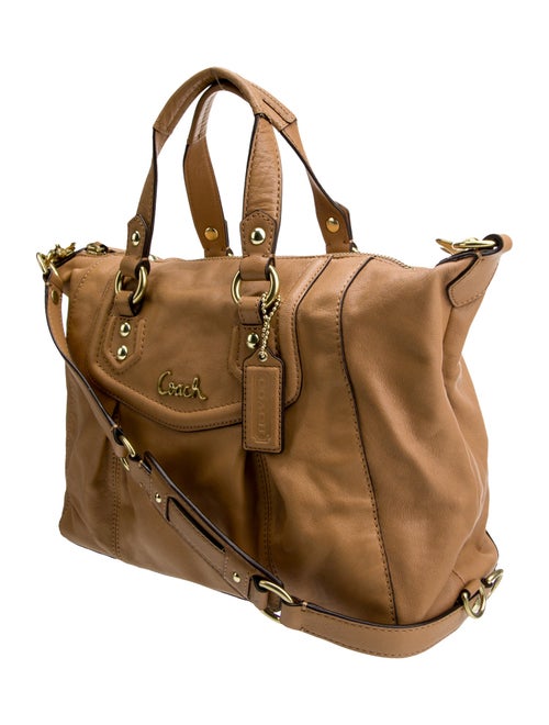 Coach Leather Top Handle Bag