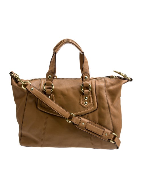 Coach Leather Top Handle Bag