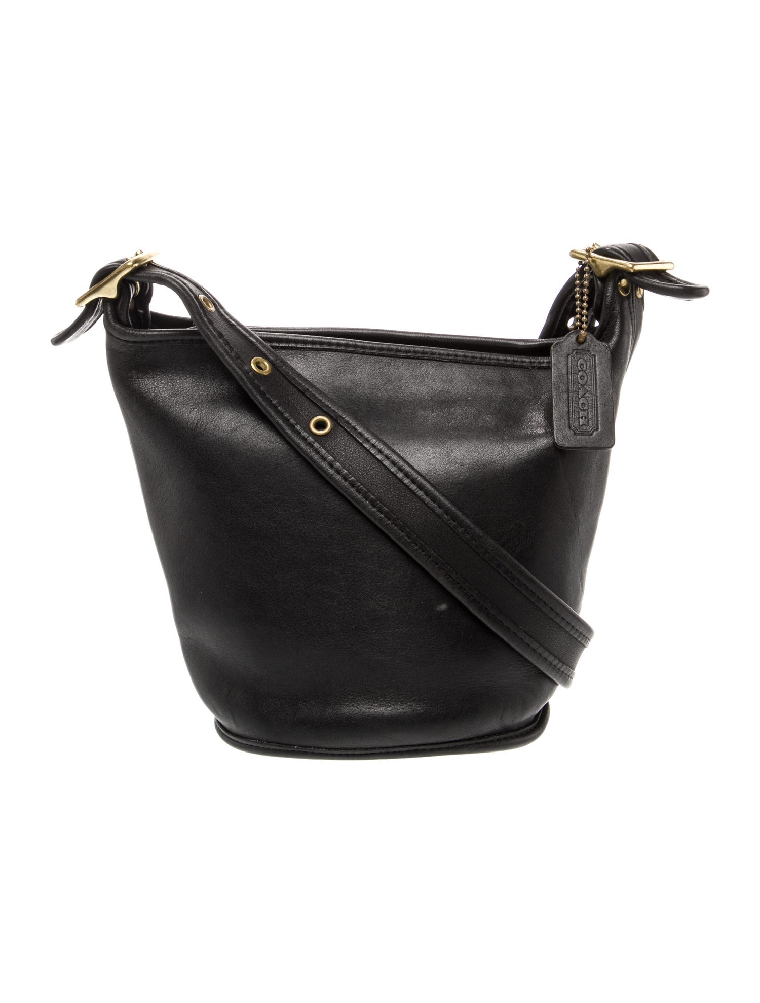 Coach Leather Bucket Bag