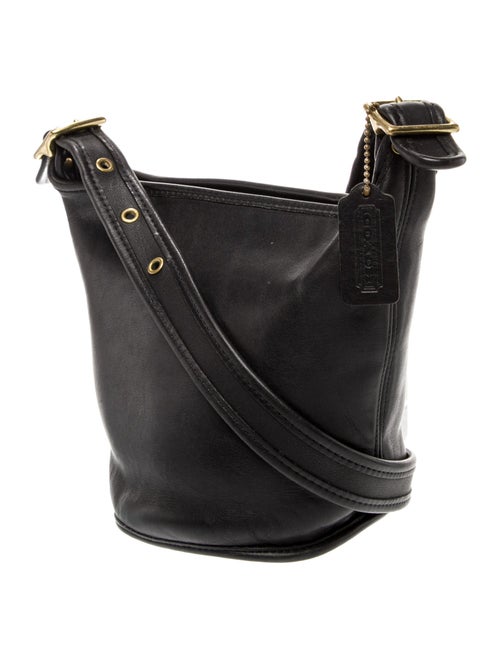 Coach Leather Bucket Bag