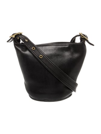 Coach Leather Bucket Bag