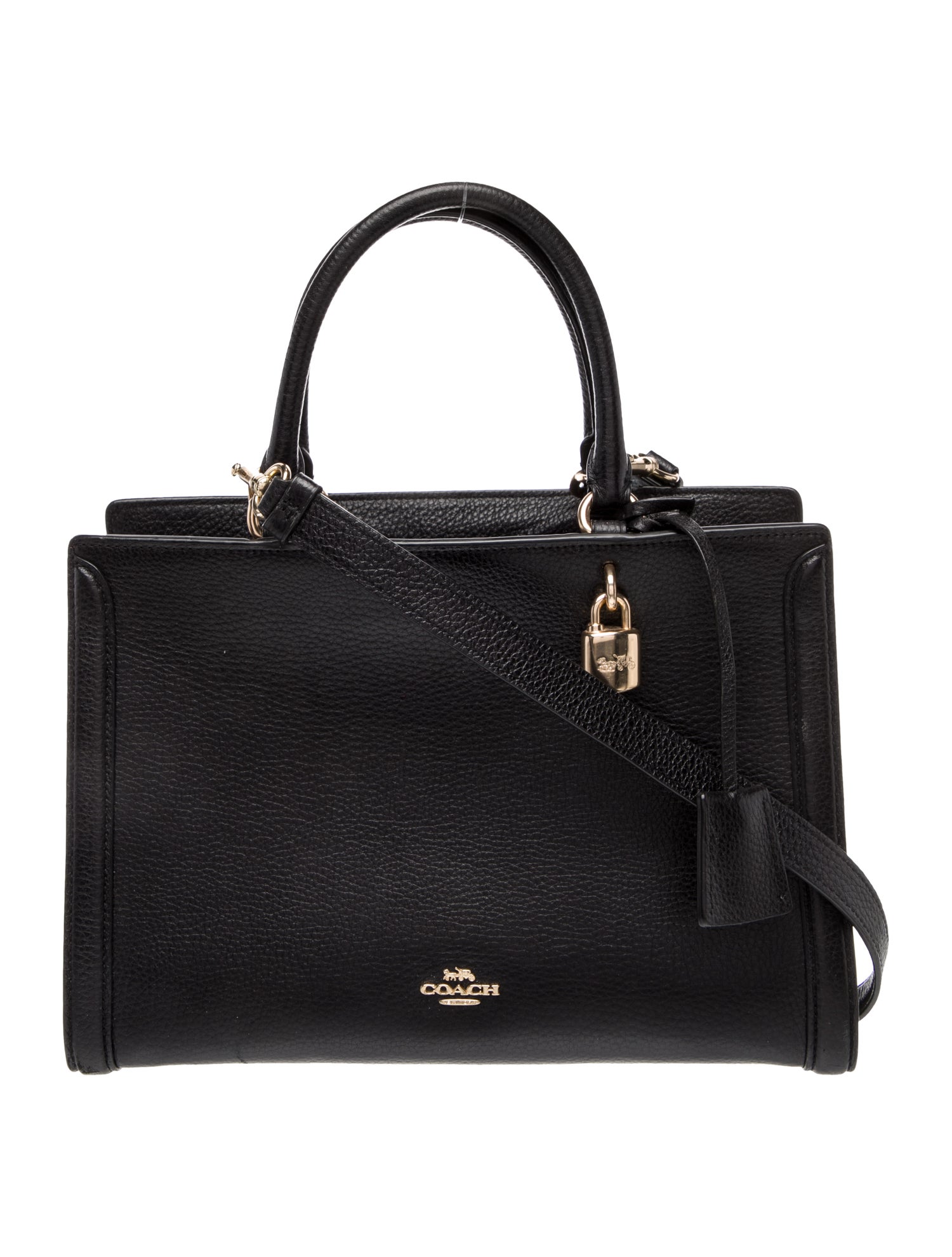 Coach Leather Top Handle Bag