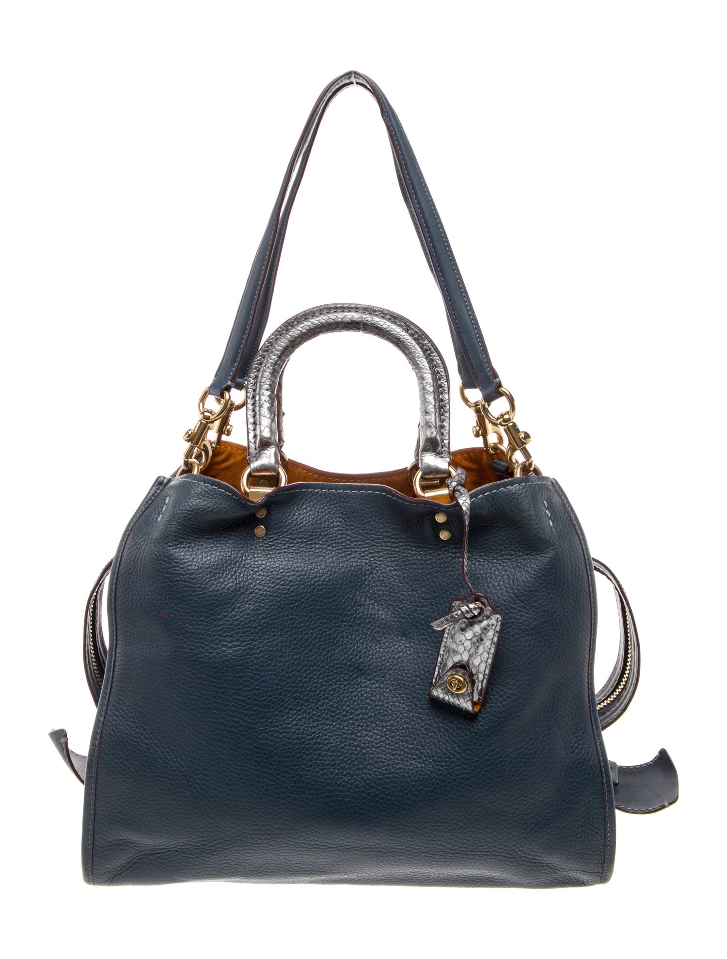 Coach Leather Top Handle Bag