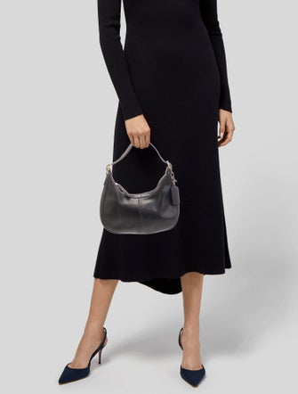 Coach Leather Top Handle Bag