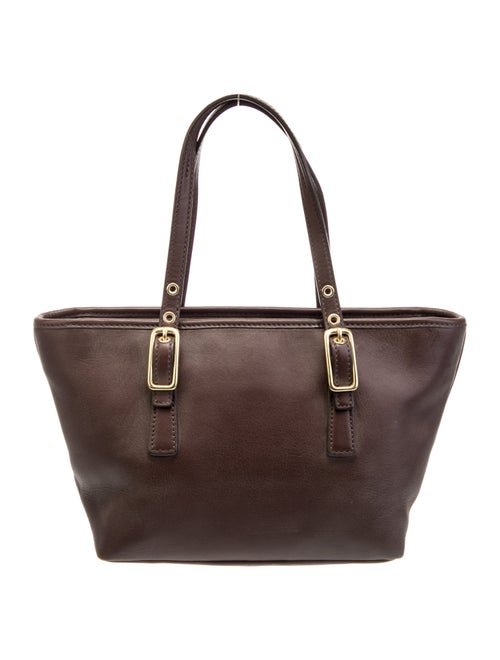 Coach Leather Top Handle Bag