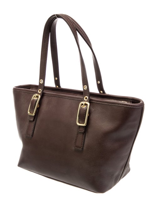 Coach Leather Top Handle Bag