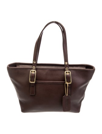 Coach Leather Top Handle Bag