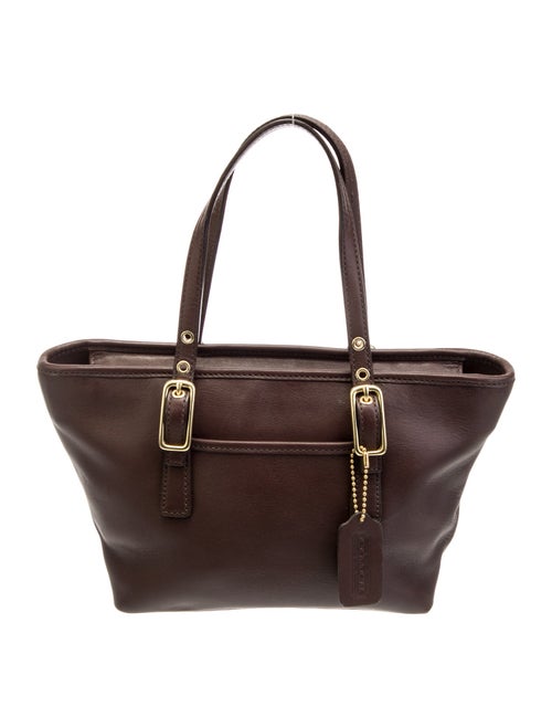 Coach Leather Top Handle Bag