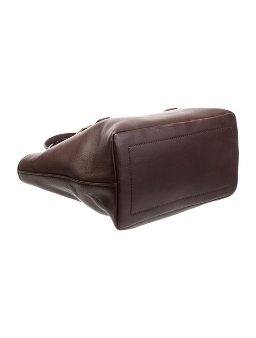 Coach Leather Top Handle Bag