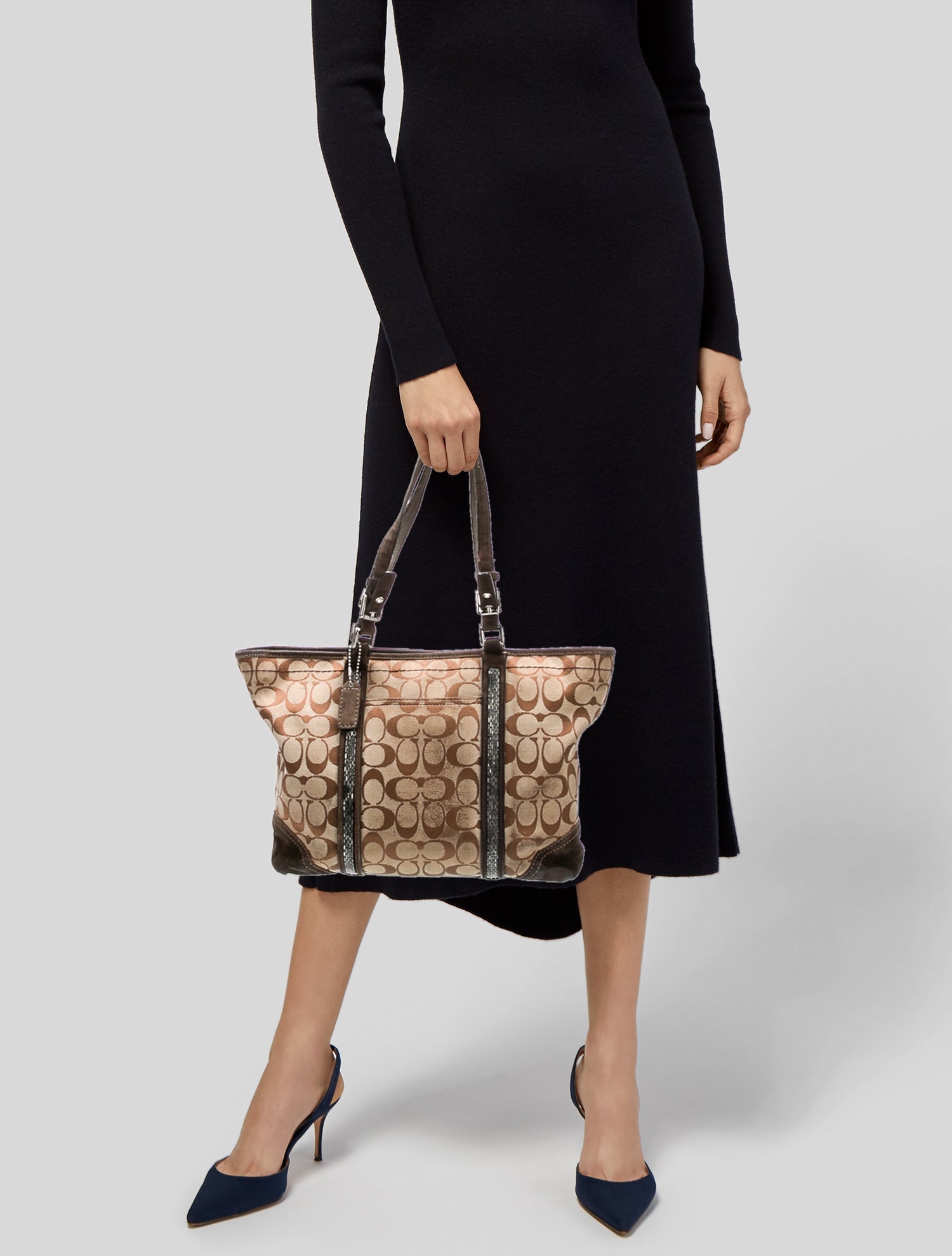 Coach Signature Top Handle Bag