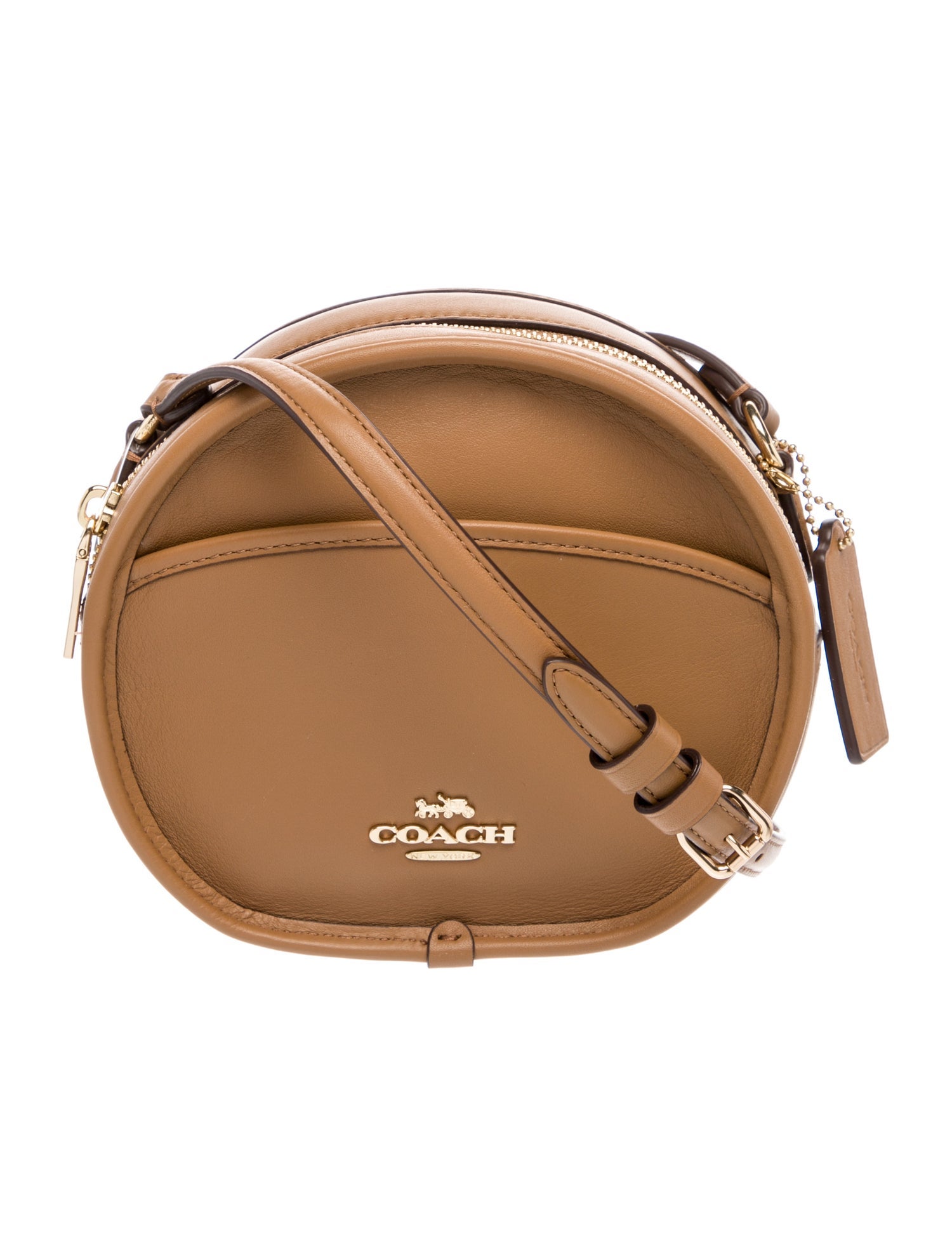 Coach Leather Saddle Canteen