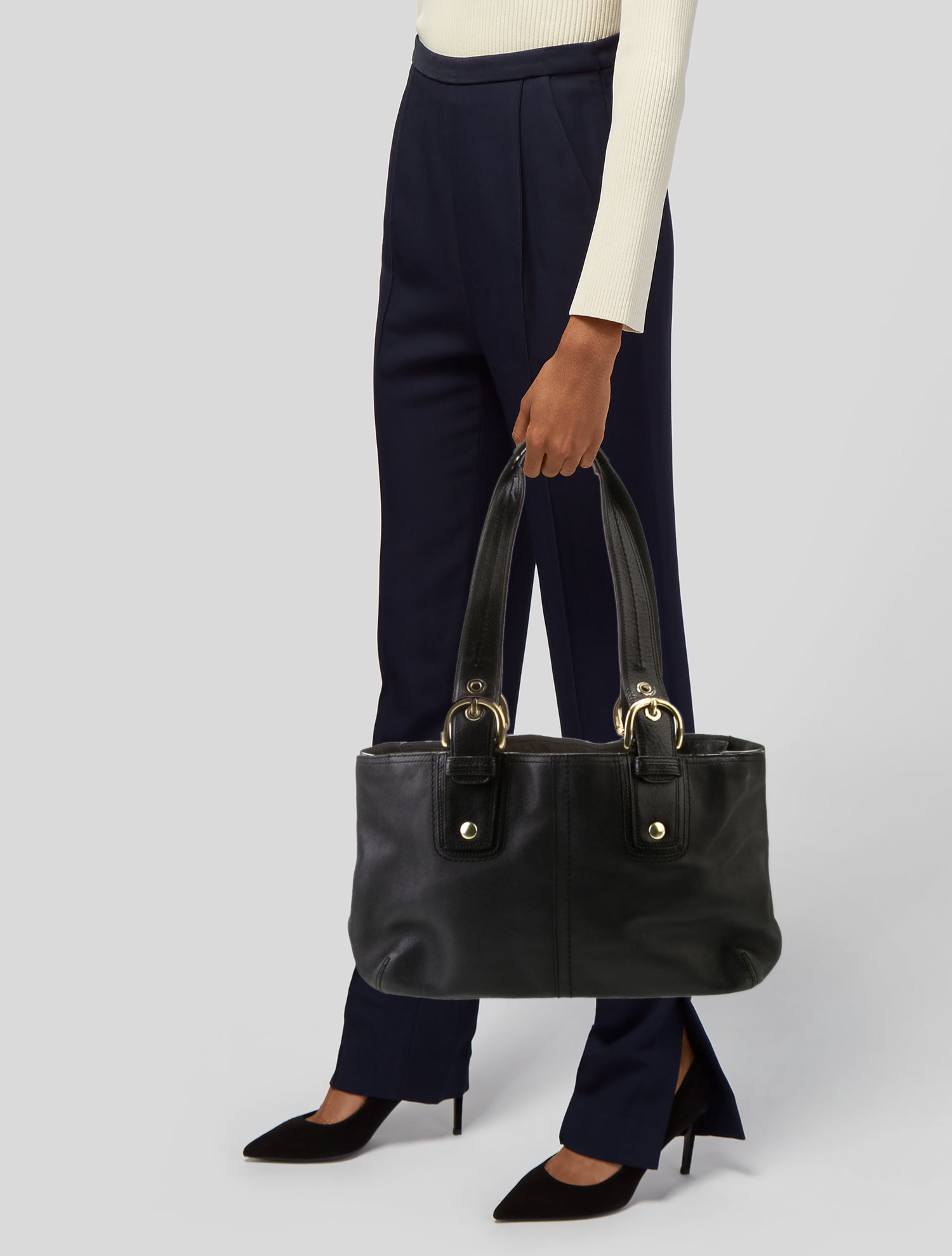 Coach Leather Shoulder Bag