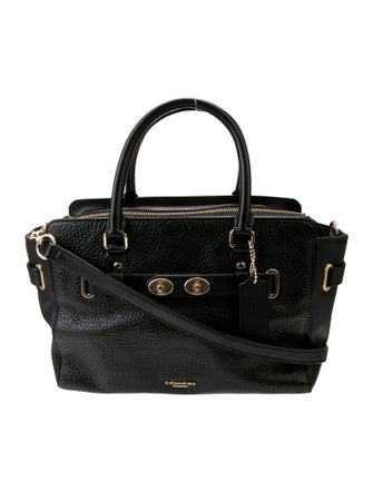 Coach Leather Top Handle Bag