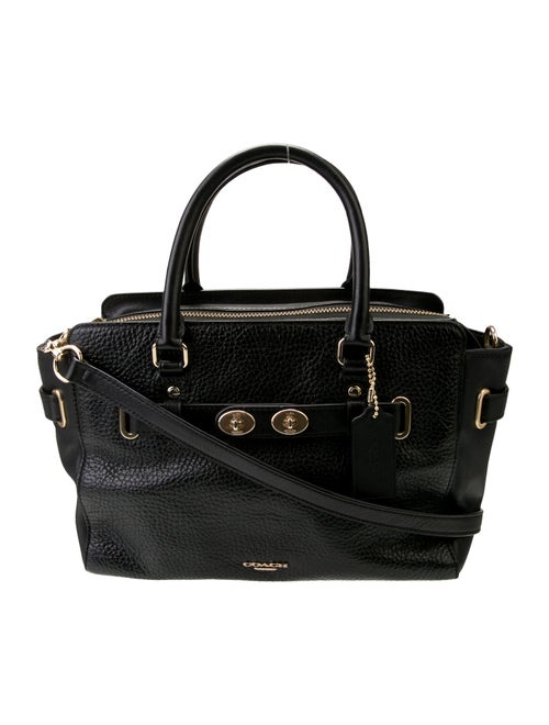Coach Leather Top Handle Bag