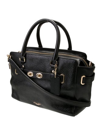 Coach Leather Top Handle Bag