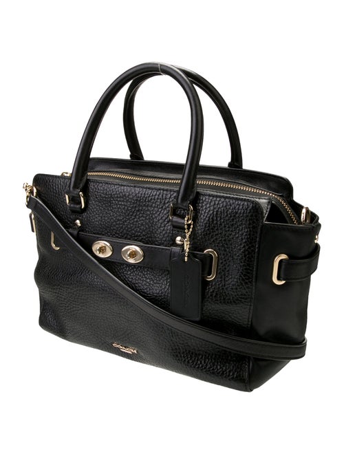 Coach Leather Top Handle Bag