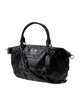 Coach Embossed Leather Top Handle Bag