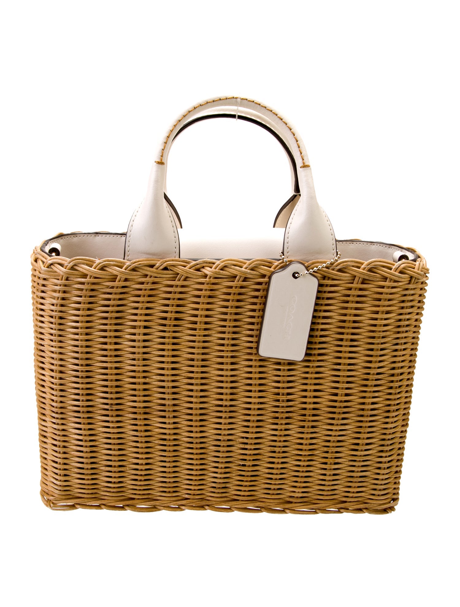 Coach Rattan Top Handle Bag