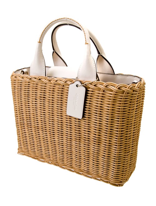 Coach Rattan Top Handle Bag