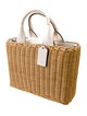 Coach Rattan Top Handle Bag