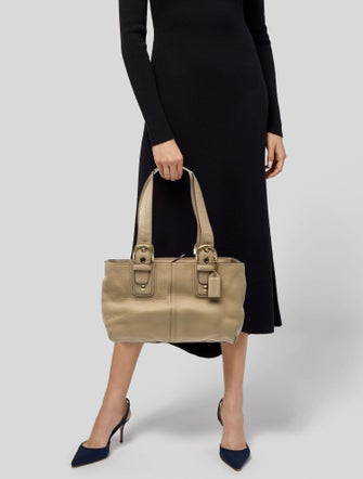 Coach Leather Shoulder Bag