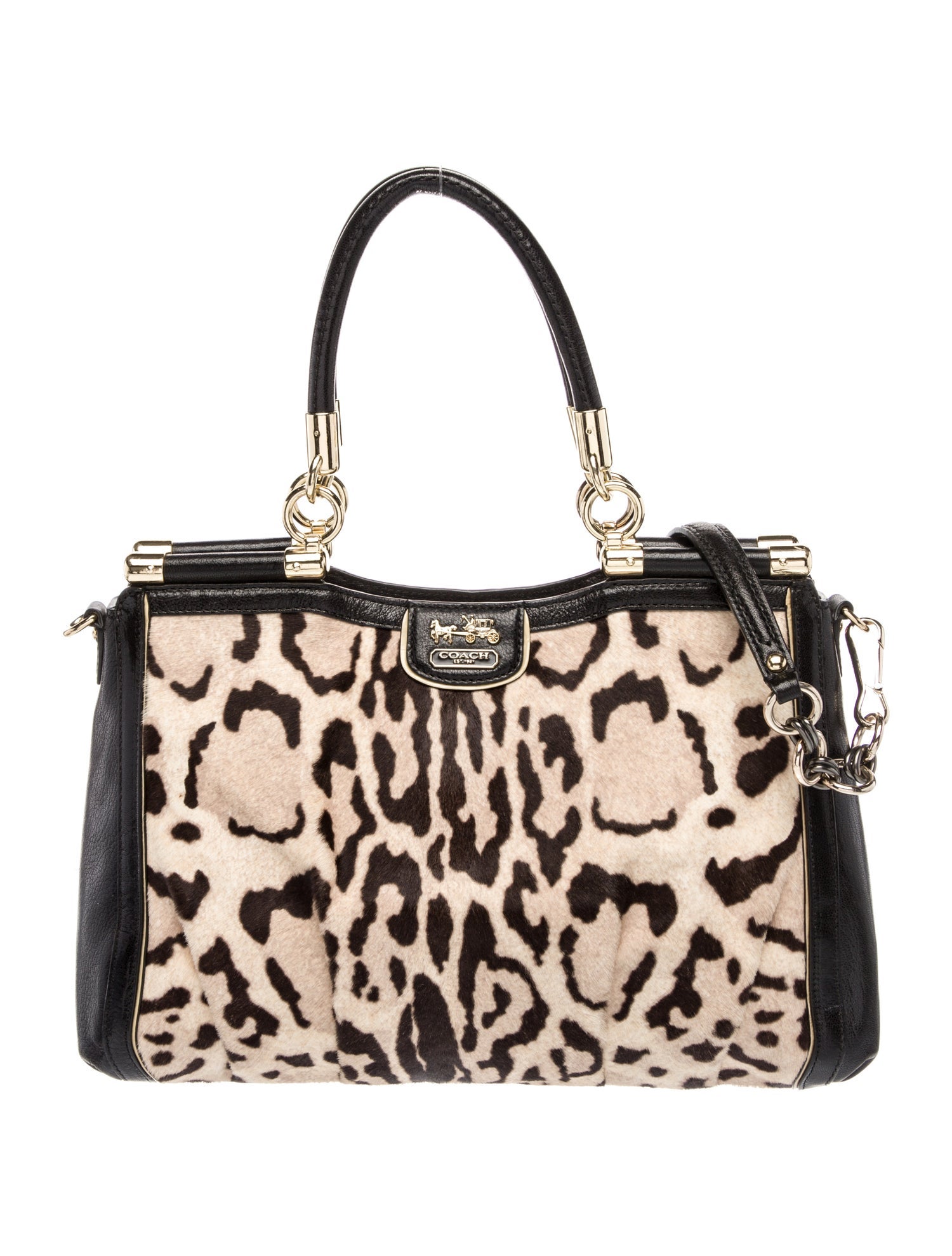 Coach Leather Top Handle Bag Vintage