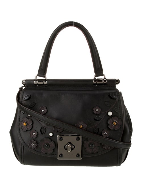 Coach Leather Top Handle Bag