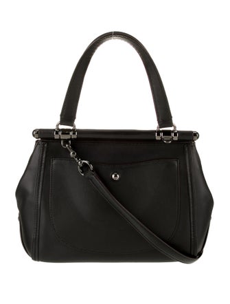 Coach Leather Top Handle Bag