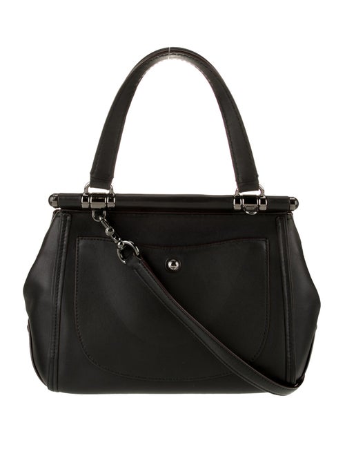 Coach Leather Top Handle Bag