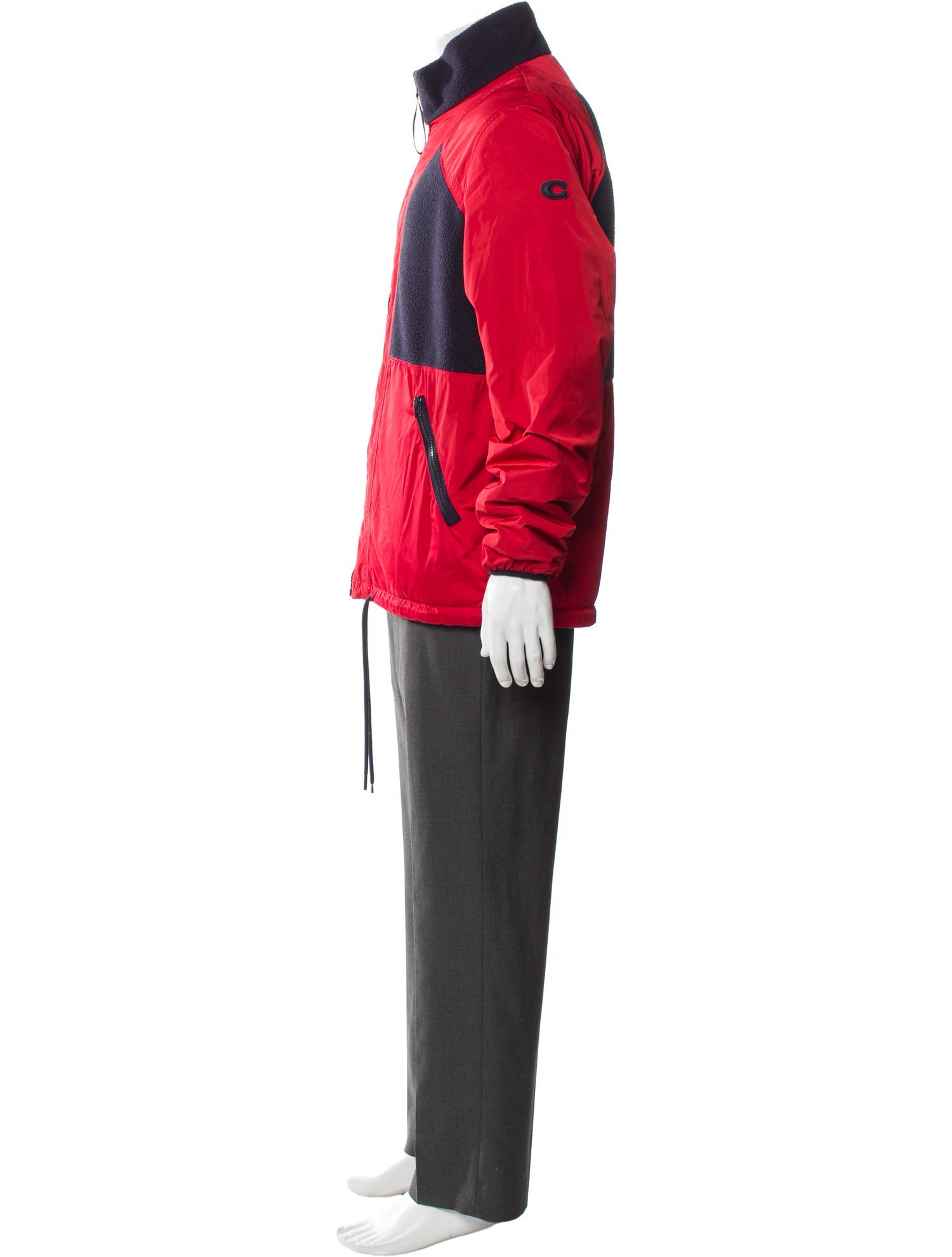 Coach Colorblock Pattern Windbreaker