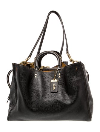 Coach Leather Top Handle Bag