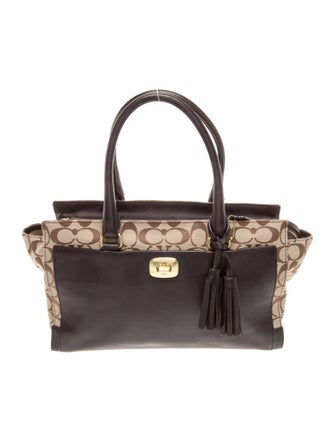 Coach Canvas Shoulder Bag