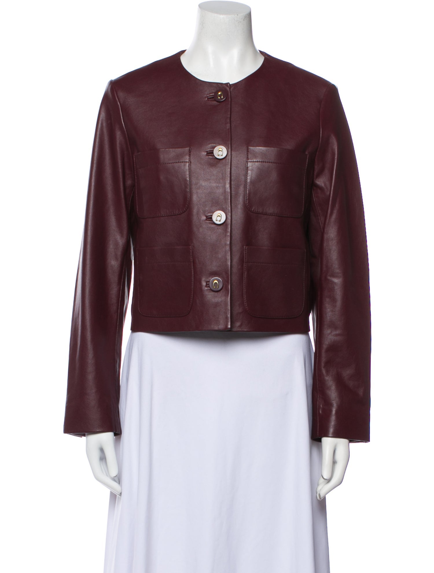 Coach Leather Evening Jacket