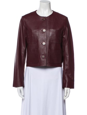 Coach Leather Evening Jacket