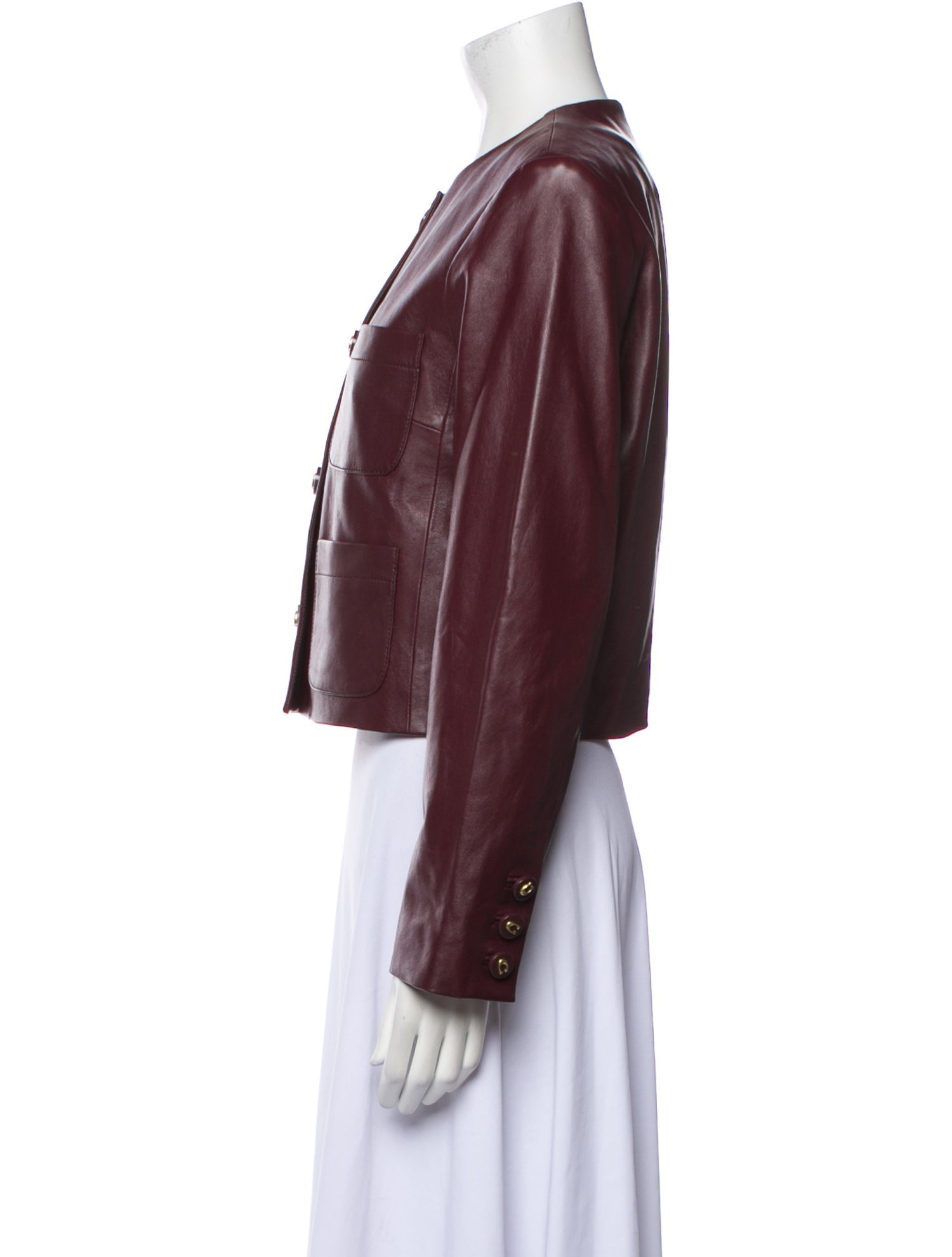 Coach Leather Evening Jacket