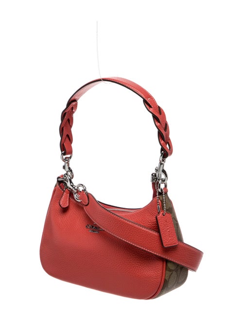 Coach Leather Top Handle Bag