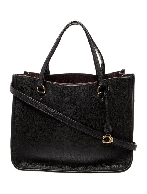 Coach Leather Top Handle Bag
