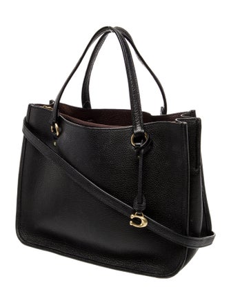 Coach Leather Top Handle Bag