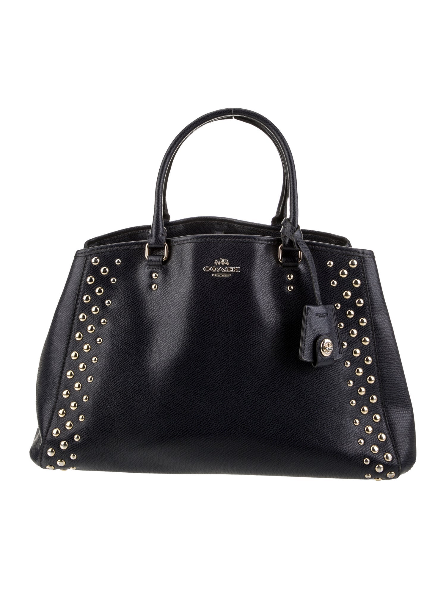 Coach Leather Top Handle Bag