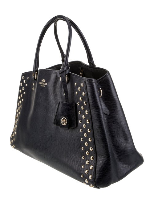 Coach Leather Top Handle Bag