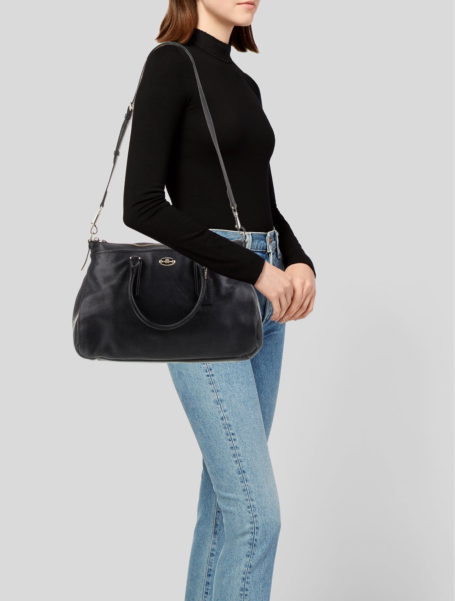 Coach Leather Shoulder Bag