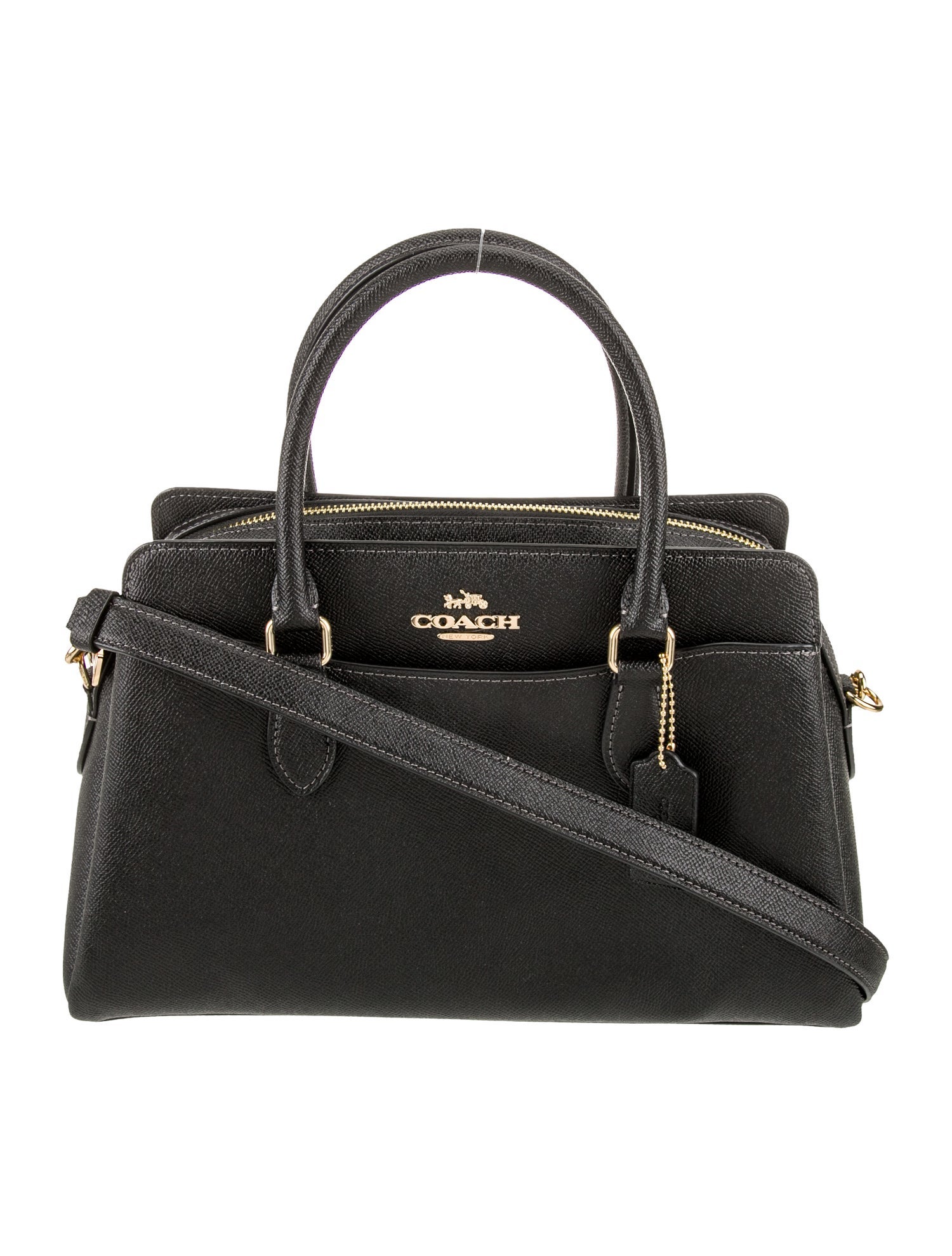 Coach Leather Top Handle Bag